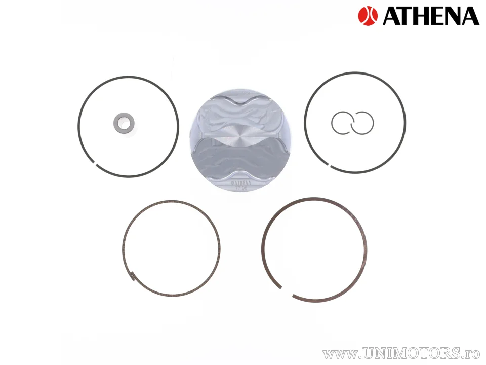 4t piston forjat ø 77,98 mm pentru cilindru Athena și OE - Athena