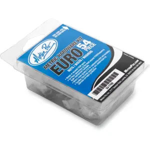 54 Piece Metric Euro Hardware Kit - Silver, Zinc Plated, Dacromet® - 24040671