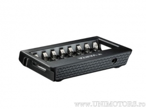 8-batterijen LCD multi-lader - Varta