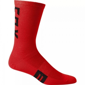 8" FLEXAIR MERINO SOCK [FLO ROT]: Größe - S/M