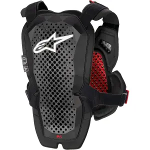 A-1 Pro Protector de Pecho - Negro, Rojo, Antracita - Adulto - M/L - 27011147