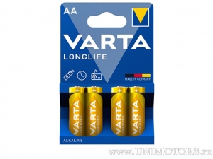 AA Alkaline Longlife 1.5V elem blister csomag 4 db - Varta