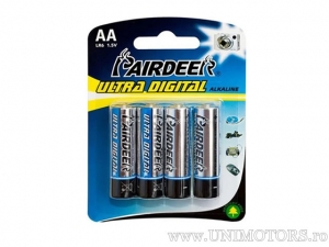 AA Alkaline Ultra Digital 1.5V batterij blister set 4st. - Pairdeer