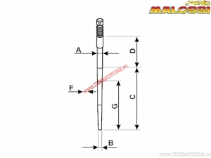 AC-Dosiervergaser Dellorto (M2) - Malossi