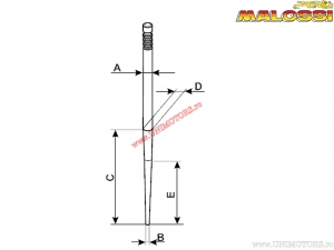AC dosing carburetor Dellorto (D35) - Malossi