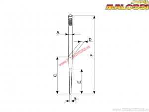 Ac dozaj carburator Dellorto (E1) - Malossi