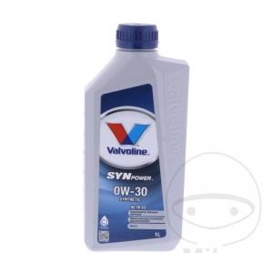Aceite de motor 0W30 XL-III C3 1L Synpower Valvoline - JM