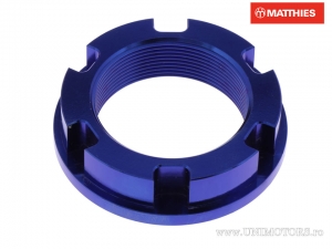 Achsmutter M30 x 1.00 mm blauer Titan - JM