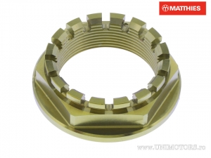 Achsmutter M38 x 1.50 mm gold Titan - JM