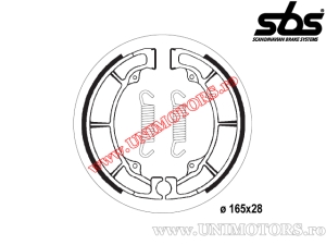 Achterremblok - 165x28mm SBS 2110 - (SBS)