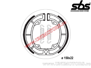 Achterremklauw - 150x22mm SBS 2107 - (SBS)