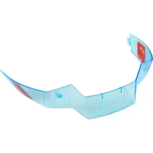 Achterspoiler voor Airflite™ helm - Dayglo Blauw - Volwassene - Één maat - 01331547