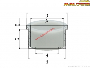 Adaptador Aislante de Carburador Dellorto (B07417) - Malossi