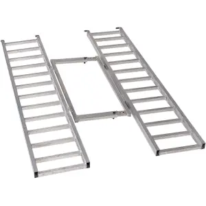Adjustable Folding Ramp (132x193cm) - aluminum - Moose