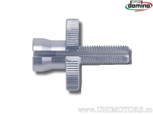 Adjustment screw for clutch - brake cable M10 x 1.00 x 40 mm silver - Domino