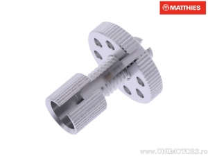 Adjustment screw Pro Bolt M8 aluminum silver - JM