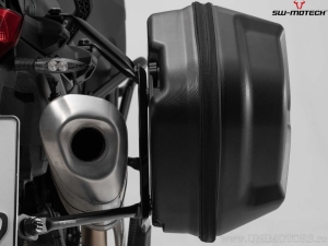AERO ABS Side Case Set (2x25L) and EVO Holders - 50.0L - Honda VFR800X Crossrunner ('15-) - SW-Motech