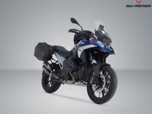 AERO ABS Side Case Set (2x25L) and PRO Racks - 50.0L - BMW R 1300 GS ('23-) - SW-Motech