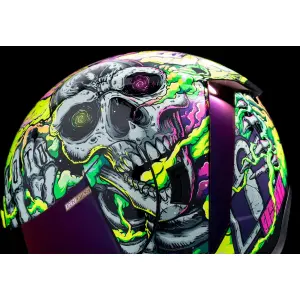 Airform™ Hippy Dippy Helm - Paars - Volwassene - L - 010116027