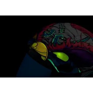 Airframe Pro™ Krazy Klown 2 Helm - Roze - Volwassene - L - 010117677