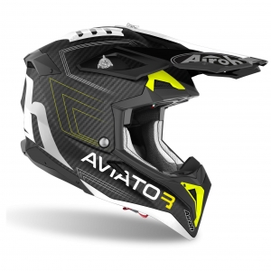 Airoh Aviator 3 Primal Matt Gelb Helm 2021: Größe - XL