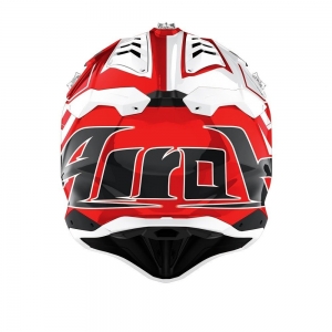 Airoh Aviator 3 Rampage glanzende rode helm: Maat - XL