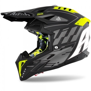 AIROH AVIATOR 3 RAMPAGE NOIR MAT: Taille - L