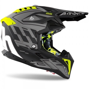 AIROH AVIATOR 3 RAMPAGE NOIR MAT: Taille - L