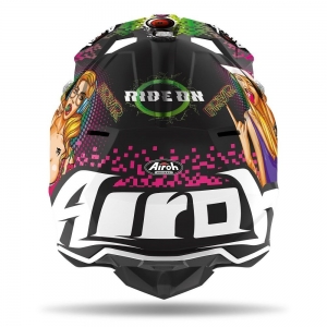 AIROH WRAAP YOUTH PIN UP MATT: Size - XXS