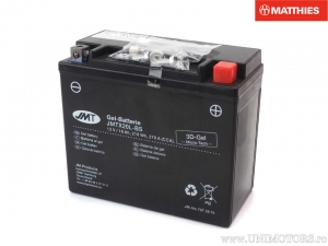 Akumulator żelowy YTX20L-BS 12V 18Ah - Arctic Cat/Textron Alterra 450 / CAN-AM Commander 800 / Harley Davidson FLSTC 1450 - JM