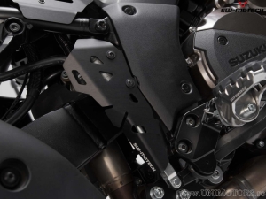 Aluminium-Bremspumpenschutz - schwarze Farbe - Suzuki V-Strom 1050 (19-) - SW-Motech