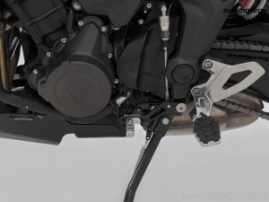 Aluminum gear shift pedal black-silver color - Triumph Tiger 660 ('21-) - SW-Motech