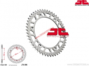 Aluminum rear pinion KTM E-GS 600 LC4 ('89) - JTA 896 - (JT)
