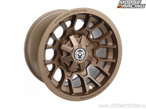 Aluminum wheel 4 x 156 mm model 24X - diameter: 15" - width: 7" - offset: 5+2 - color: matte brown - Moose