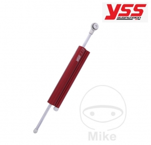 Amortecedor de direção 120 mm vermelho YSS grampo D - JM