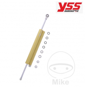 Amortecedor de direção 150 mm dourado YSS grampo D - JM