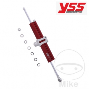 Amortiguador de dirección 150 mm rojo YSS abrazadera B - JM