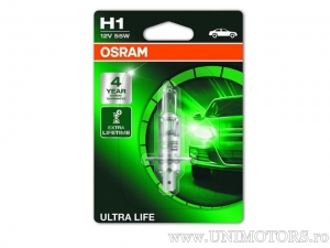 Ampoule H1 P14.5s Osram Ultra Life 12V 55W blister - JM