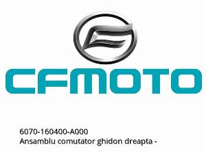 Ansamblu comutator ghidon dreapta - 6070-160400-A000 - CFMOTO