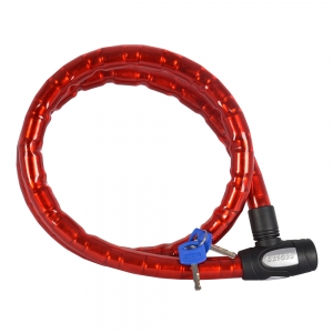 Antifurt moto otel 1.4 m x 25 mm (Red) - Oxford