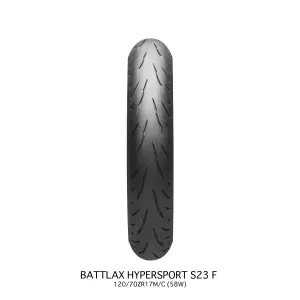 Anvelopa (cauciuc) Bridgestone Battlax Hypersport S23 120/70 ZR17 58W TL - Bridgestone