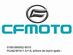 Anya M16×1,5×14, hátsó kihajtótengely - 0180-060002-0010 - CFMOTO