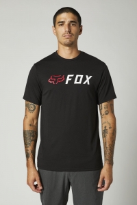 APEX SS TECH TEE [BLK/RD]: Size - M