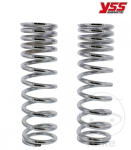 Arc telescopic chrome set YSS - spring resistance 1: 20 N/m / spring resistance 2: 30 N/m / length: 200 mm - JM