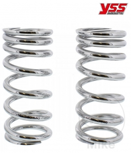 Arc telescopic chrome set YSS - spring resistance 1: 45 N/m / spring resistance 2: 60 N/m / length: 140 mm - JM
