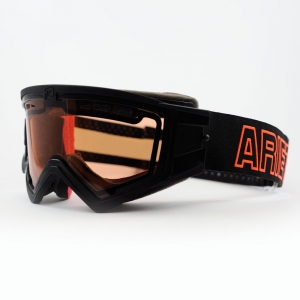 ARIETE - Gafas MUDMAX - NEGRO / LENTE NARANJA DOBLE VENTILADA SIN PASADORES