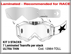 ARIETE - Laminate foils [3 sets] TEAROFF race [7 pieces per set]