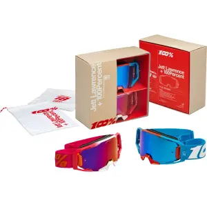 ARmatic Jett Lawrence Limited Edition Goggle Pack - Blue, Pink - Adult - One Size - 26013801