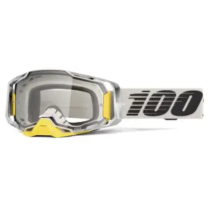 Armega Goggles - Zilver, Wit, Geel - Volwassenen - Één Maat - 26013964