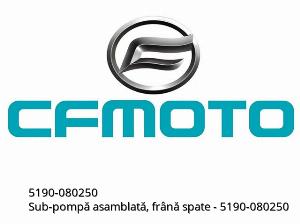 Assieme pompa secondaria freno posteriore - 5190-080250 - CFMOTO